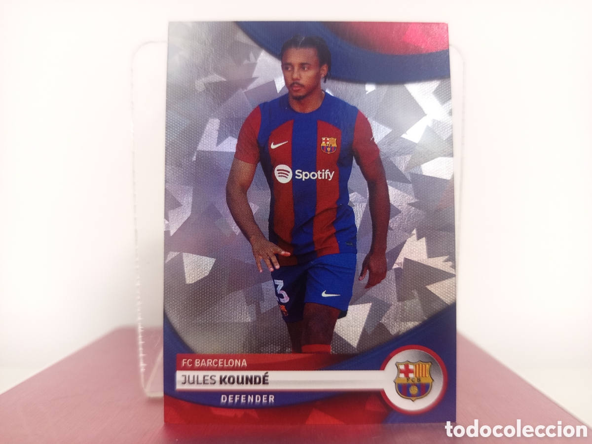 Cromos de F&uacute;tbol: ❇️ CROMO ⚽ KOUNDE FC BARCELONA TOPPS FAN SET 2023 24 VERSI&Oacute;N DIAMANTES DIF&Iacute;CIL ❇️