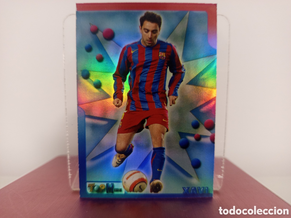 Cromos de F&uacute;tbol: ❇️ CROMO ⚽ XAVI FC BARCELONA 91 MUNDICROMO TOP LIGA FOIL 2005 2006 ❇️