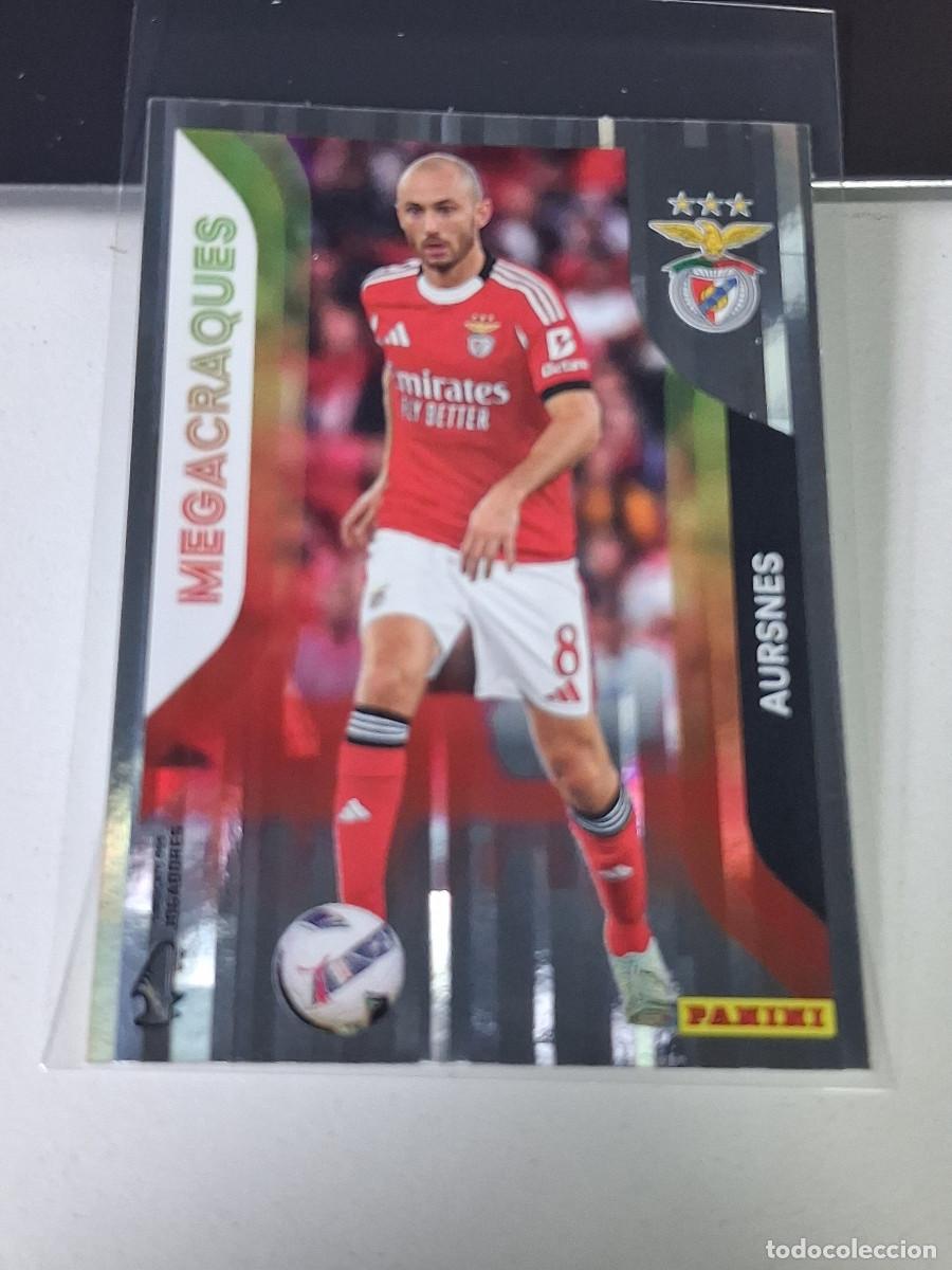 Cromos de F&uacute;tbol: A20 364 AURSNES BENFICA SLB MEGACRAQUES STICKER FUTBOL PANINI PORTUGAL 2025-2026 25 26 LIGA BETCLIC