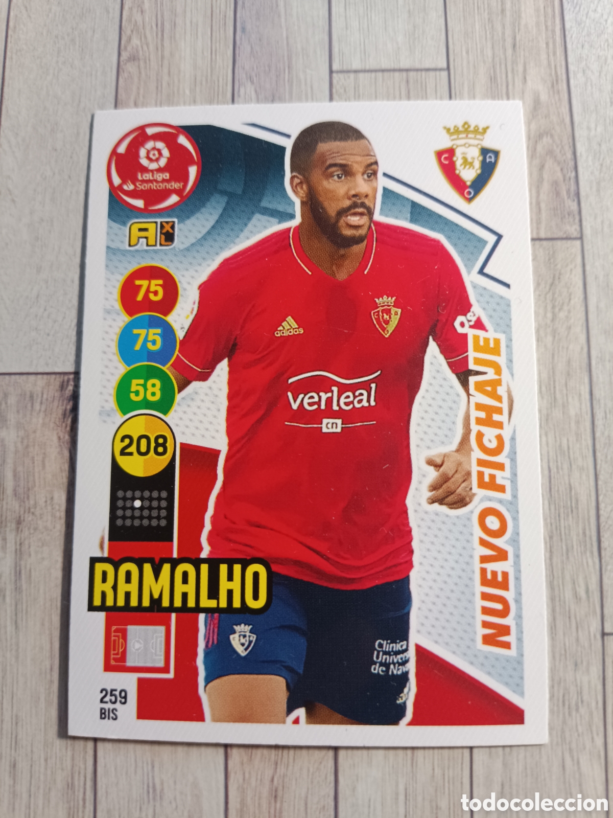 Cromos de F&uacute;tbol: 259 BIS RAMALHO OSASUNA ADRENALYN XL 2020 2021 PANINI 20 21