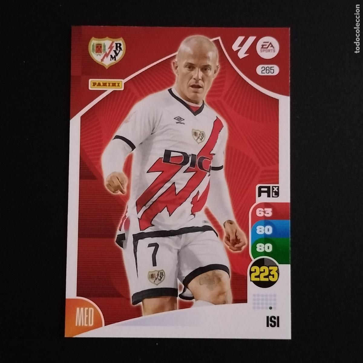 Cromos de F&uacute;tbol: 265 ISI RAYO VALLECANO CROMOS ADRENALYN XL LALIGA CARD 2024 2025 24 25 PANINI