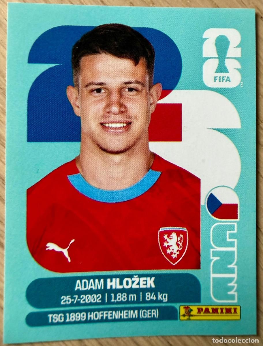 Cromos de F&uacute;tbol: CZE19 CZE 19 HLOZEK REPUBLICA CHECA MUNDIAL FIFA WORLD CUP 2026 26 STICKER PANINI CROMO SIN PEGAR