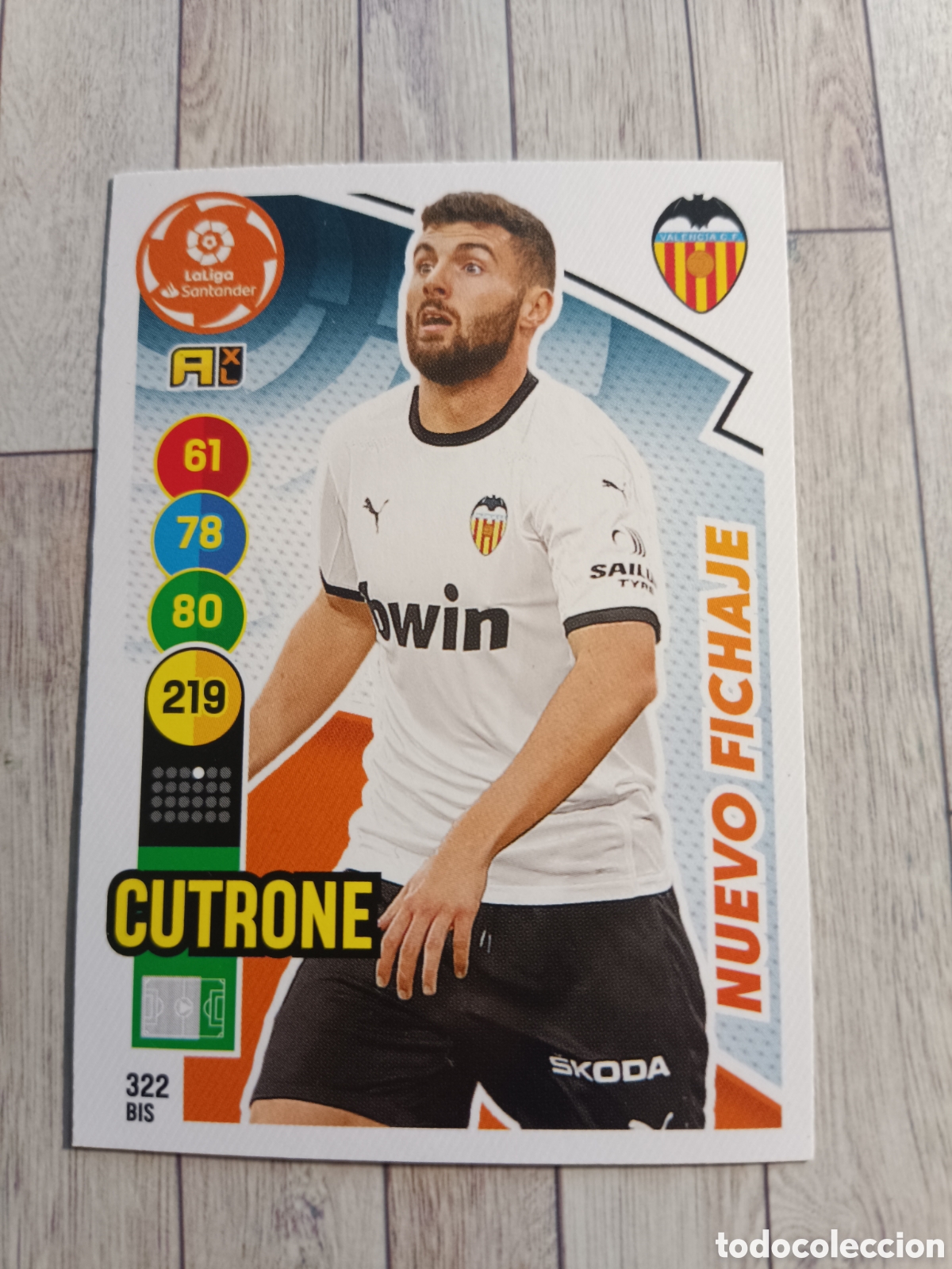Cromos de F&uacute;tbol: 324 BIS CUTRONE VALENCIA NUEVO FICHAJE ADRENALYN XL 2020 2021 PANINI 20 21
