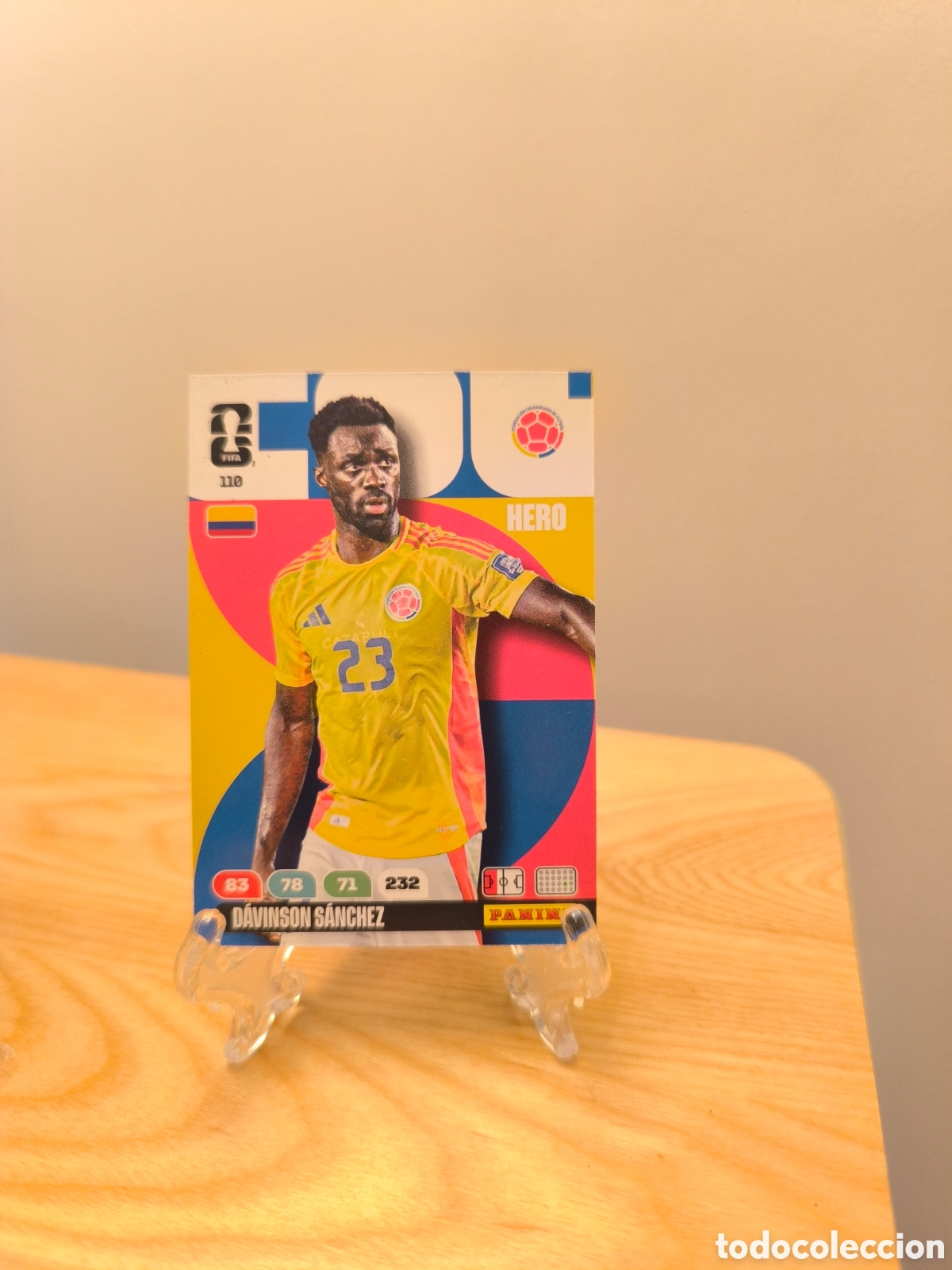 Cromos de F&uacute;tbol: Davinson S&aacute;nchez Adrenalyn 2026 n&deg;110 Colombia