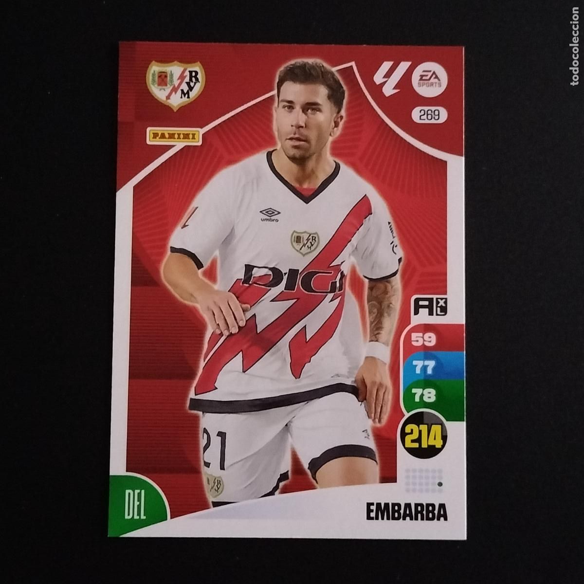 Figurine di Calcio: 269 EMBARBA RAYO VALLECANO CROMOS ADRENALYN XL LALIGA CARD 2024 2025 24 25 PANINI