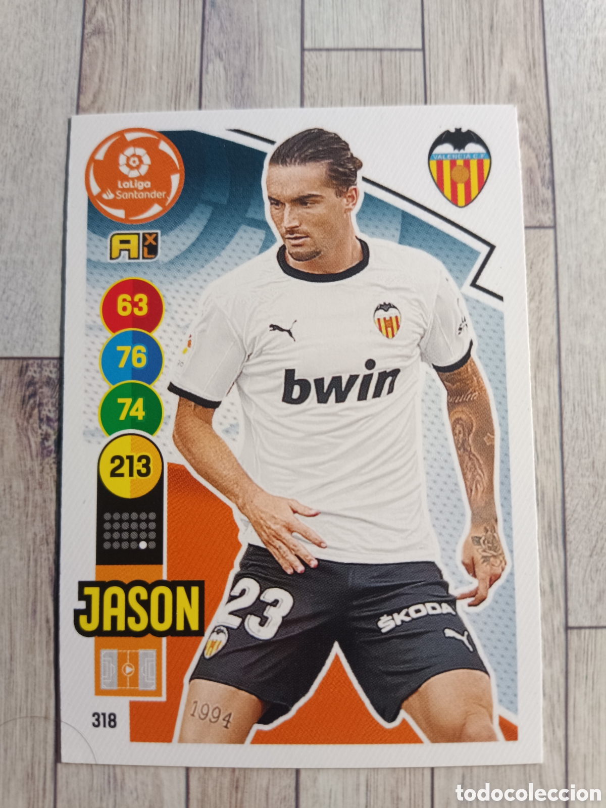 Football Stickers: 318 JASON VALENCIA ADRENALYN XL 2020 2021 PANINI 20 21