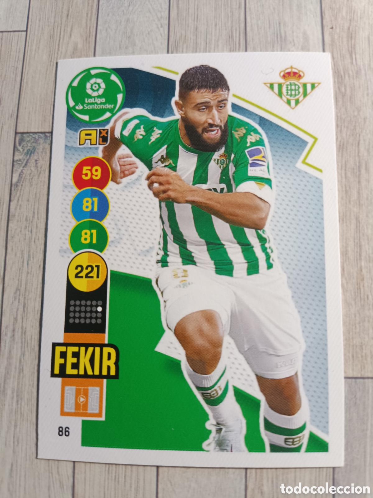 Cromos de F&uacute;tbol: 86 FEKIR REAL BETIS ADRENALYN XL 2020 2021 PANINI 20 21