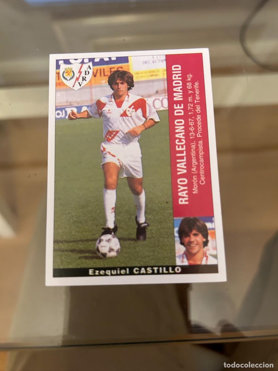 Cromos de F&uacute;tbol: EZEQUIEL CASTILLO RAYO VALLECANO ULTIMOS FICHAJES N&ordm; 28 NUEVO LIGA 95 96 PANINI