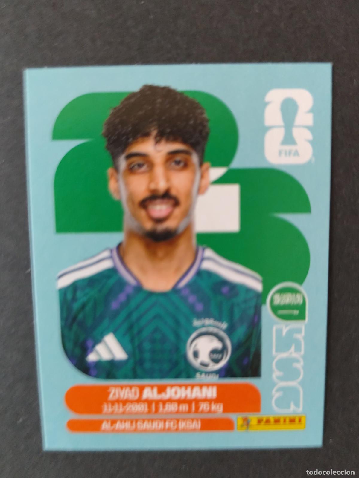 Cromos de F&uacute;tbol: KSA10 ZIYAD ALJOHANI 10 ARABIA SAUD&Iacute; MUNDIAL FIFA WORLD CUP 2026 STICKER PANINI SIN PEGAR
