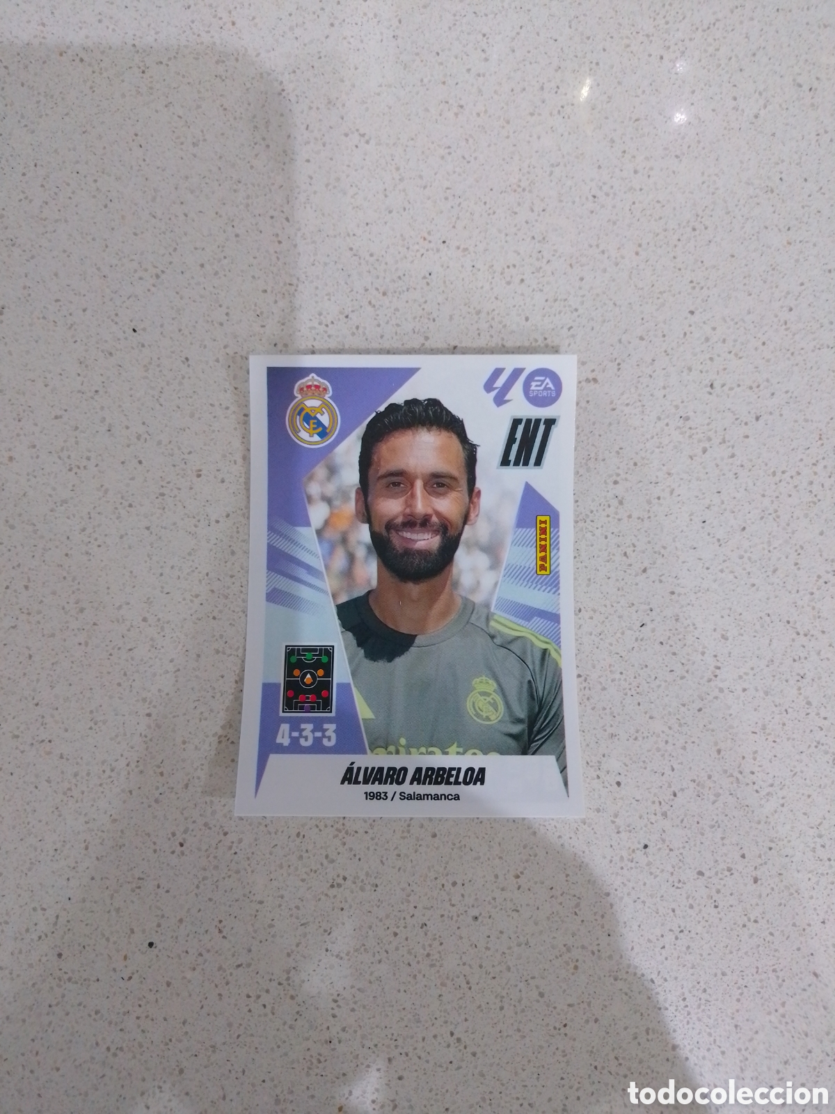 Cromos de F&uacute;tbol: CROMO N&Uacute;MERO 40 &Aacute;LVARO ARBELOA REAL MADRID. MERCADO DE INVIERNO LIGA ESTE 25/26.