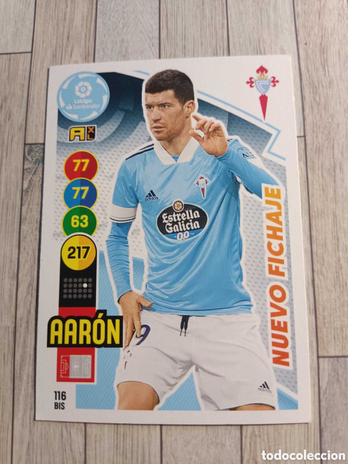 Cromos de Futebol: 116 BIS AARON CELTA NUEVO FICHAJE ADRENALYN XL 2020 2021 PANINI 20 21