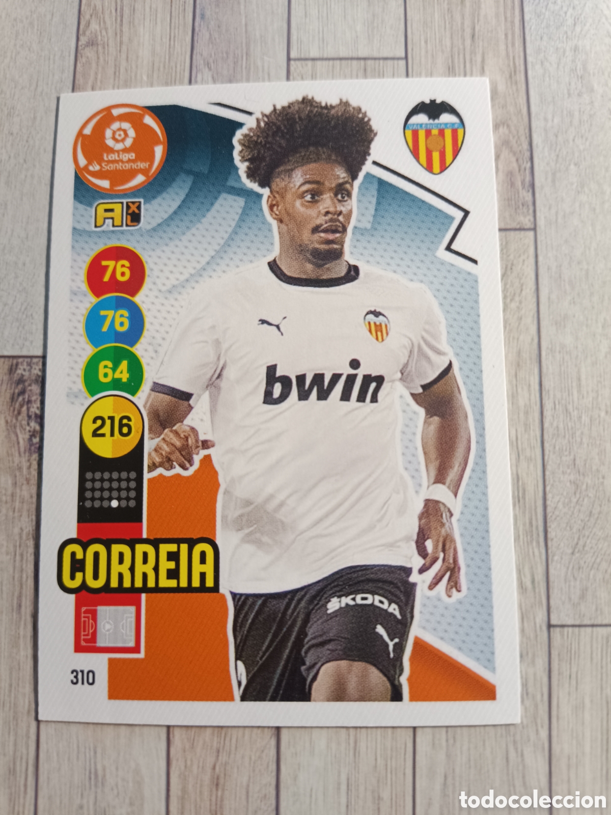 Cartes &agrave; collectionner de Football: 31 CORREIA VALENCIA ADRENALYN XL 2020 2021 PANINI 20 21