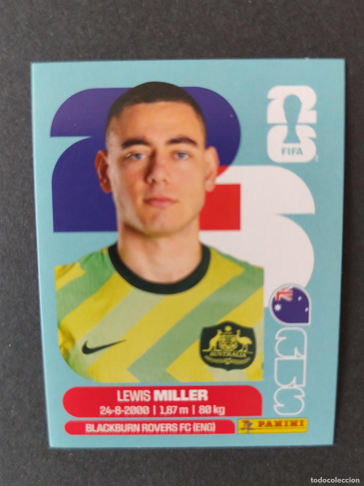 Cartes &agrave; collectionner de Football: AUS9 LEWIS MILLER 9 AUSTRALIA MUNDIAL FIFA WORLD CUP 2026 STICKER PANINI SIN PEGAR