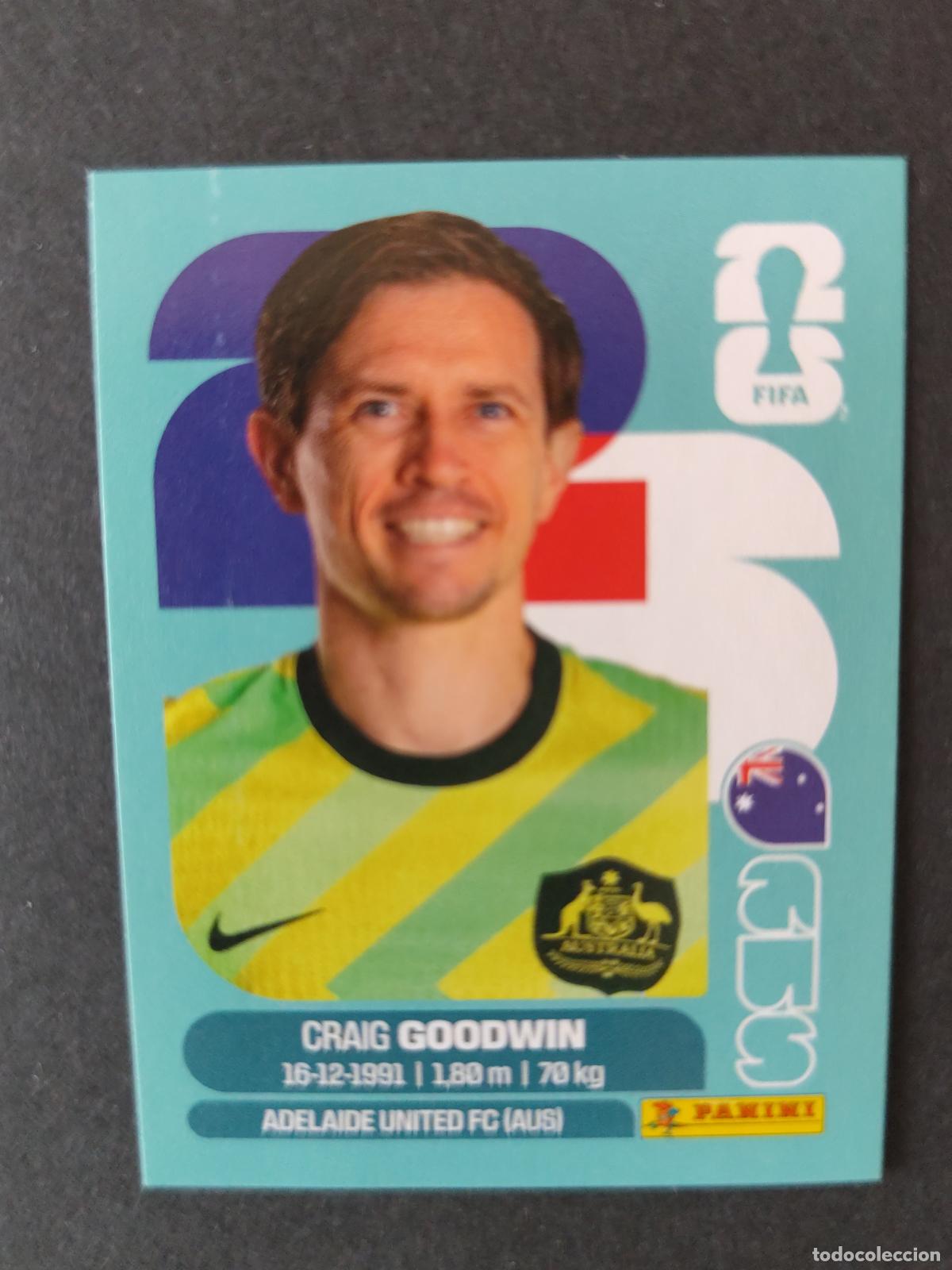 Cartes &agrave; collectionner de Football: AUS17 CRAIG GOODWIN 17 AUSTRALIA MUNDIAL FIFA WORLD CUP 2026 STICKER PANINI SIN PEGAR