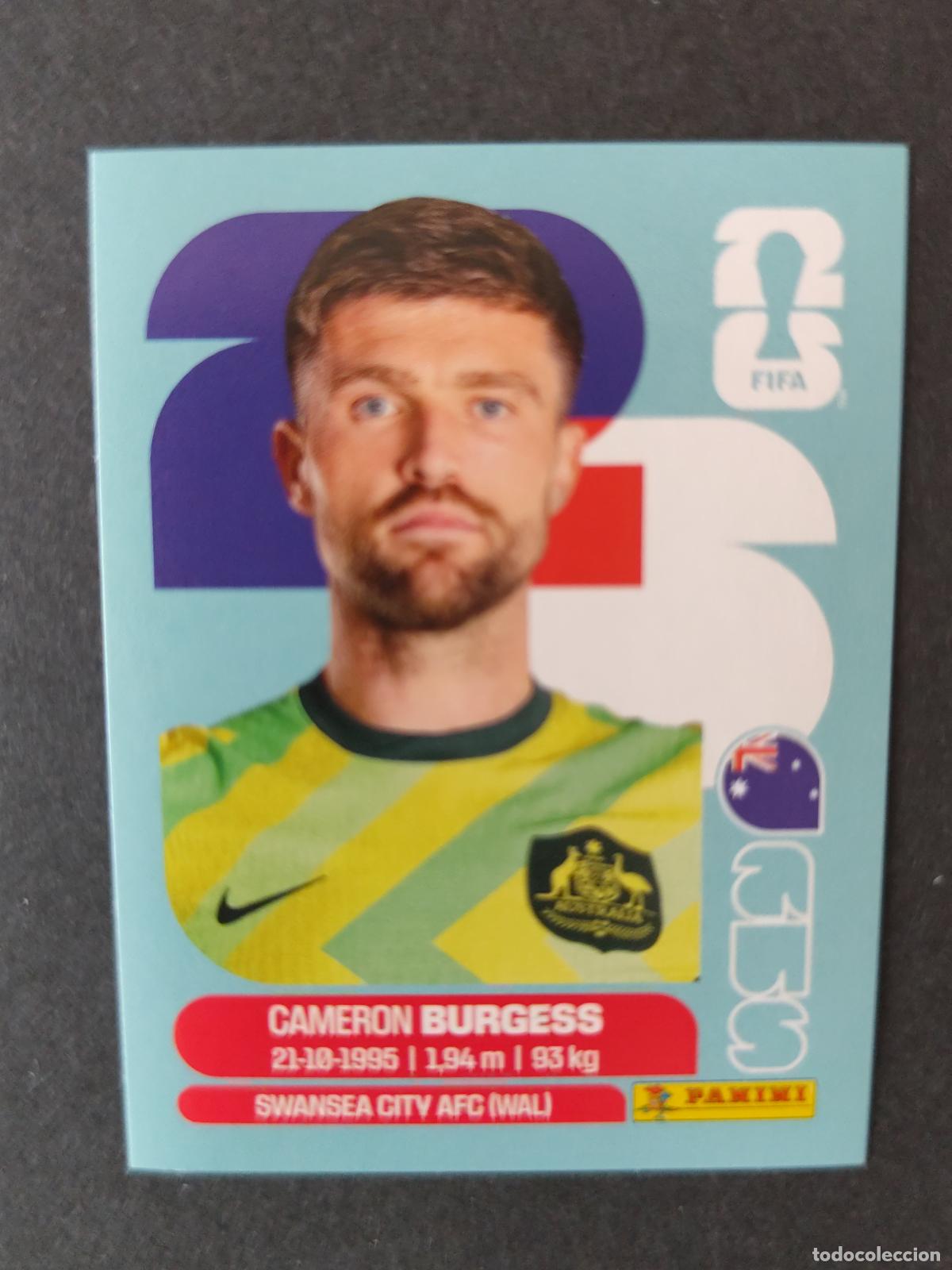 Cromos de F&uacute;tbol: AUS8 CAMERON BURGESS 8 AUSTRALIA MUNDIAL FIFA WORLD CUP 2026 STICKER PANINI SIN PEGAR