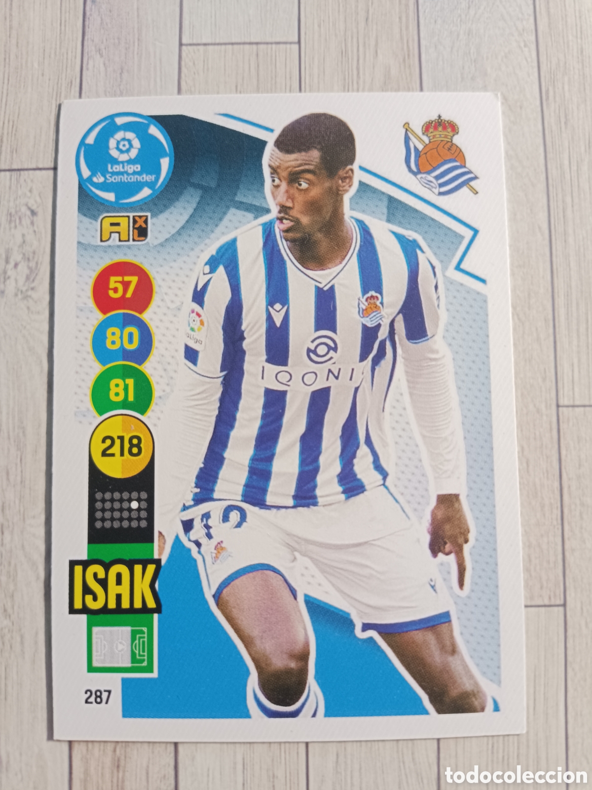 Cartes &agrave; collectionner de Football: 287 ISAK REAL SOCIEDAD ADRENALYN XL 2020 2021 PANINI 20 21