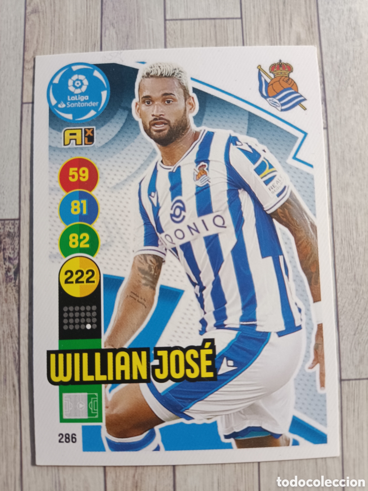 Cartes &agrave; collectionner de Football: 286 WILLIAM JOS&Eacute; REAL SOCIEDAD ADRENALYN XL 2020 2021 PANINI 20 21