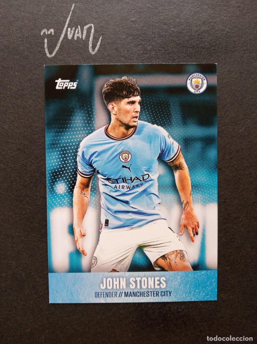 Football Stickers: N&ordm; 9 JOHN STONES MANCHESTER CITY SET INGLATERRA ⚽ TOPPS &reg; PREMIER LEAGUE 2022 2023 22 23 NUEVO