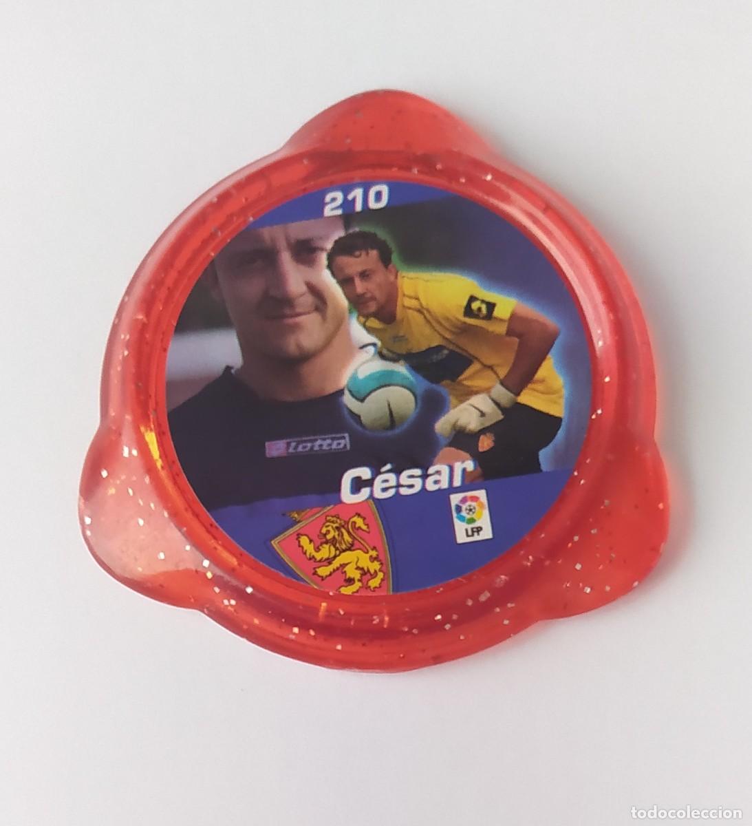 Fu&szlig;ball-Sticker: TAZO F&Uacute;TBOL KRAKS C&Eacute;SAR N&deg;210 ZARAGOZA LIGA 06-07