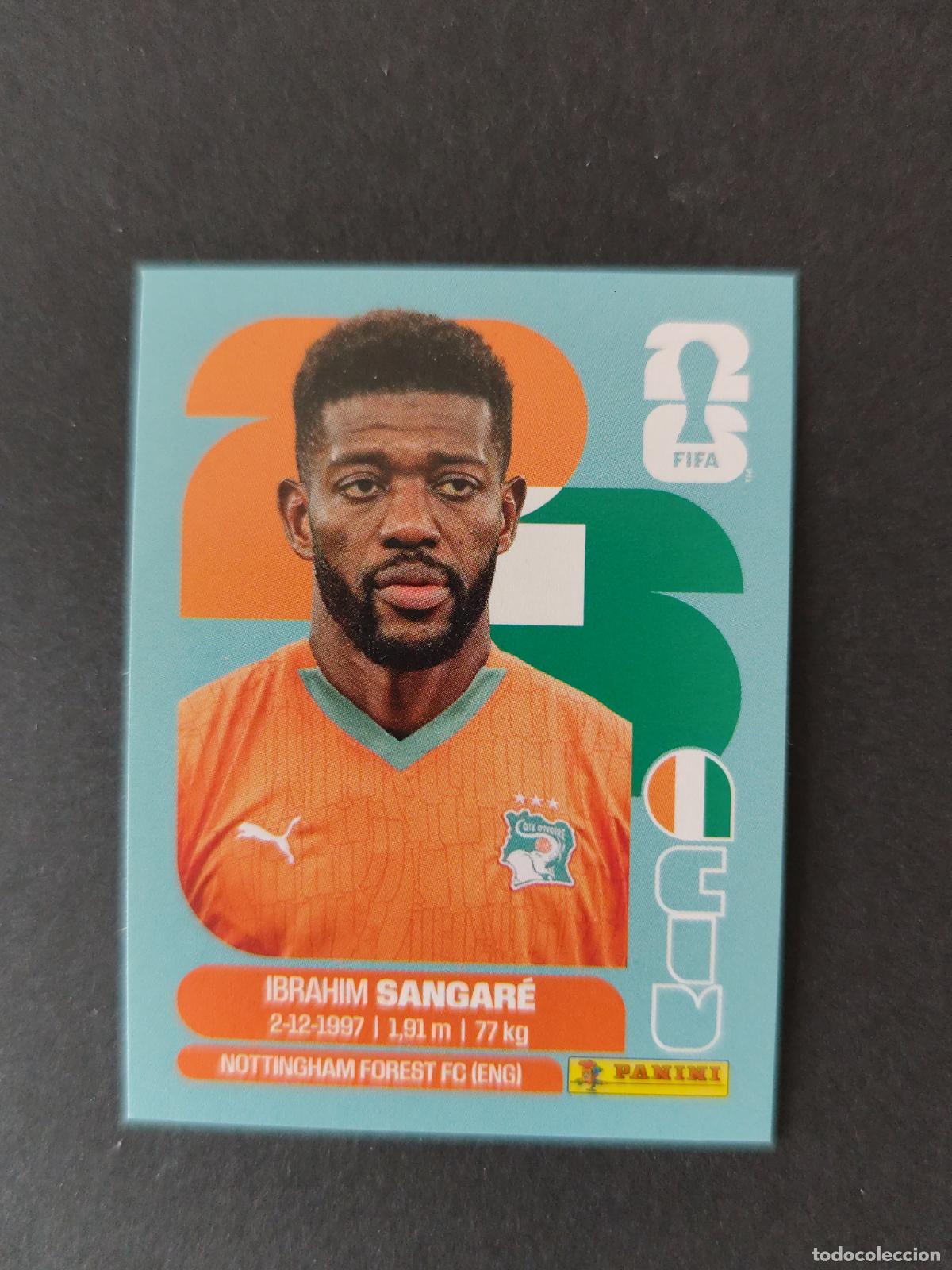 Football Stickers: CIV12 IBRAHIM SANGAR&Eacute; 12 COSTA DE MARFIL MUNDIAL FIFA WORLD CUP 2026 STICKER PANINI SIN PEGAR