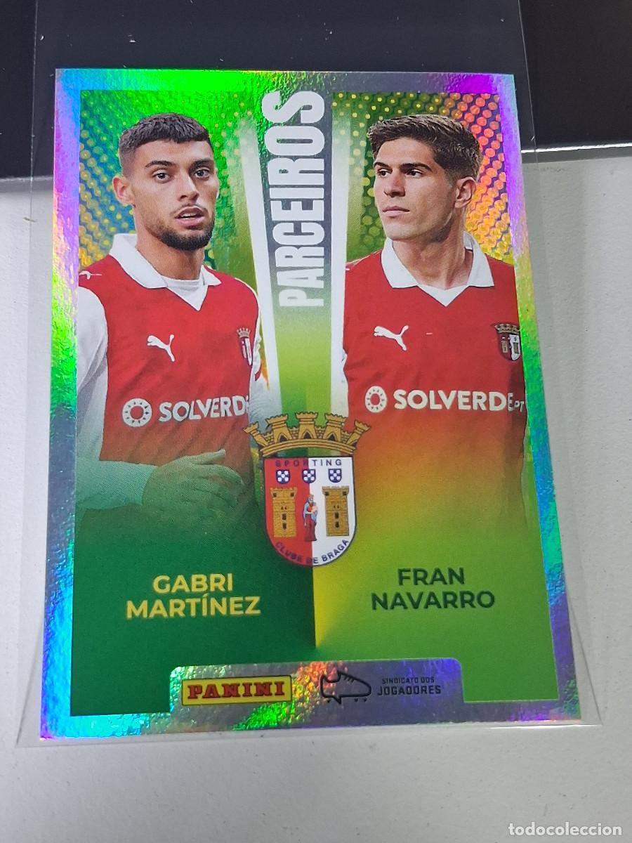 Football Stickers: A20 419 GABRI NAVARRO BRAGA PARCEIROS STICKER FUTBOL PANINI PORTUGAL 2025-2026 25 26 LIGA BETCLIC
