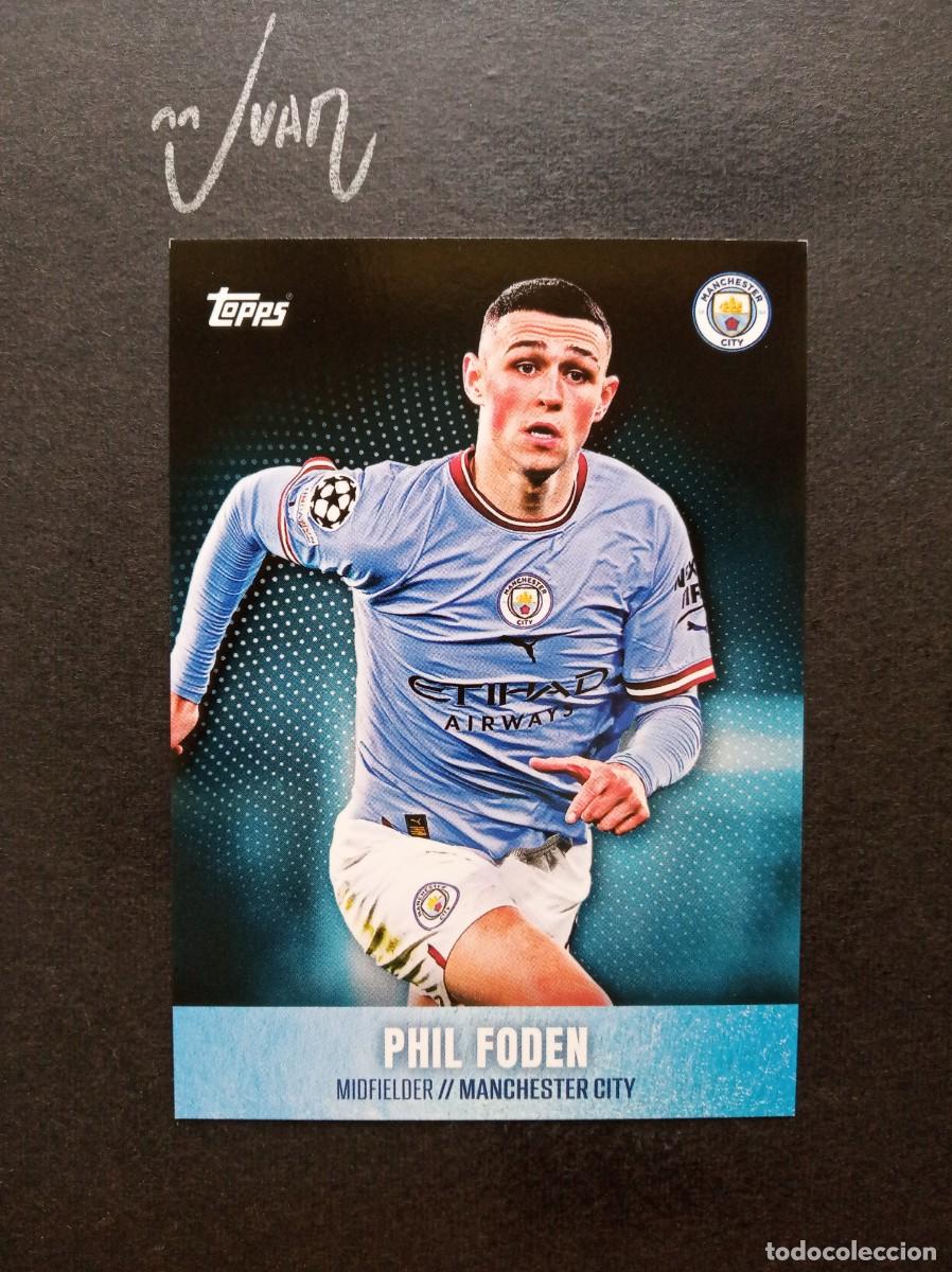 Football Stickers: N&ordm; 17 PHIL FODEN MANCHESTER CITY SET INGLATERRA ⚽ TOPPS &reg; PREMIER LEAGUE 2022 2023 22 23 NUEVO