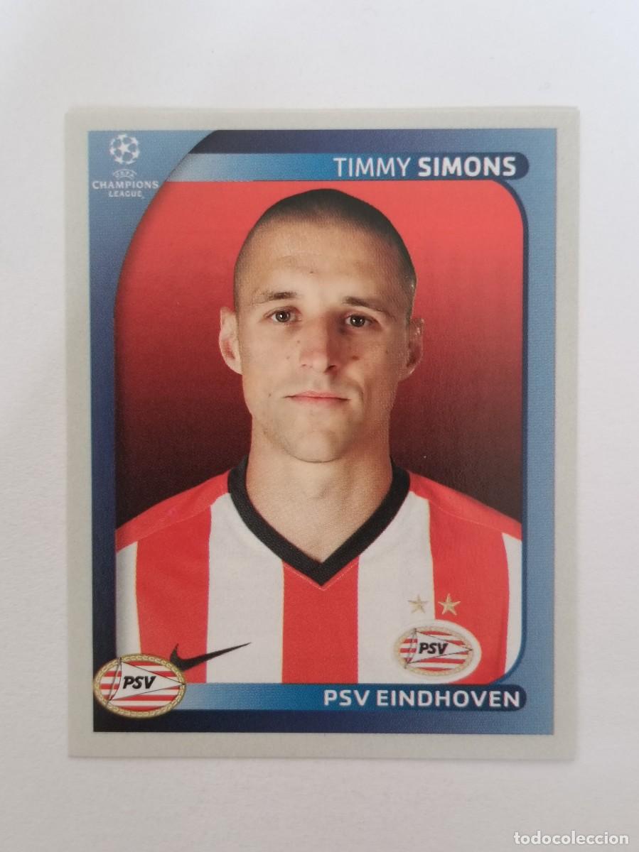 Football Stickers: #425 SIMONS (PSV EINDHOVEN) CHAMPIONS LEAGUE 2008/2009 PANINI