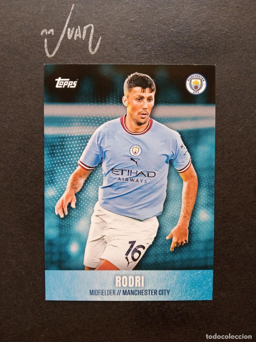 Fu&szlig;ball-Sticker: N&ordm; 20 RODRI MANCHESTER CITY SET ESPA&Ntilde;A ⚽ TOPPS &reg; PREMIER LEAGUE 2022 2023 22 23 NUEVO