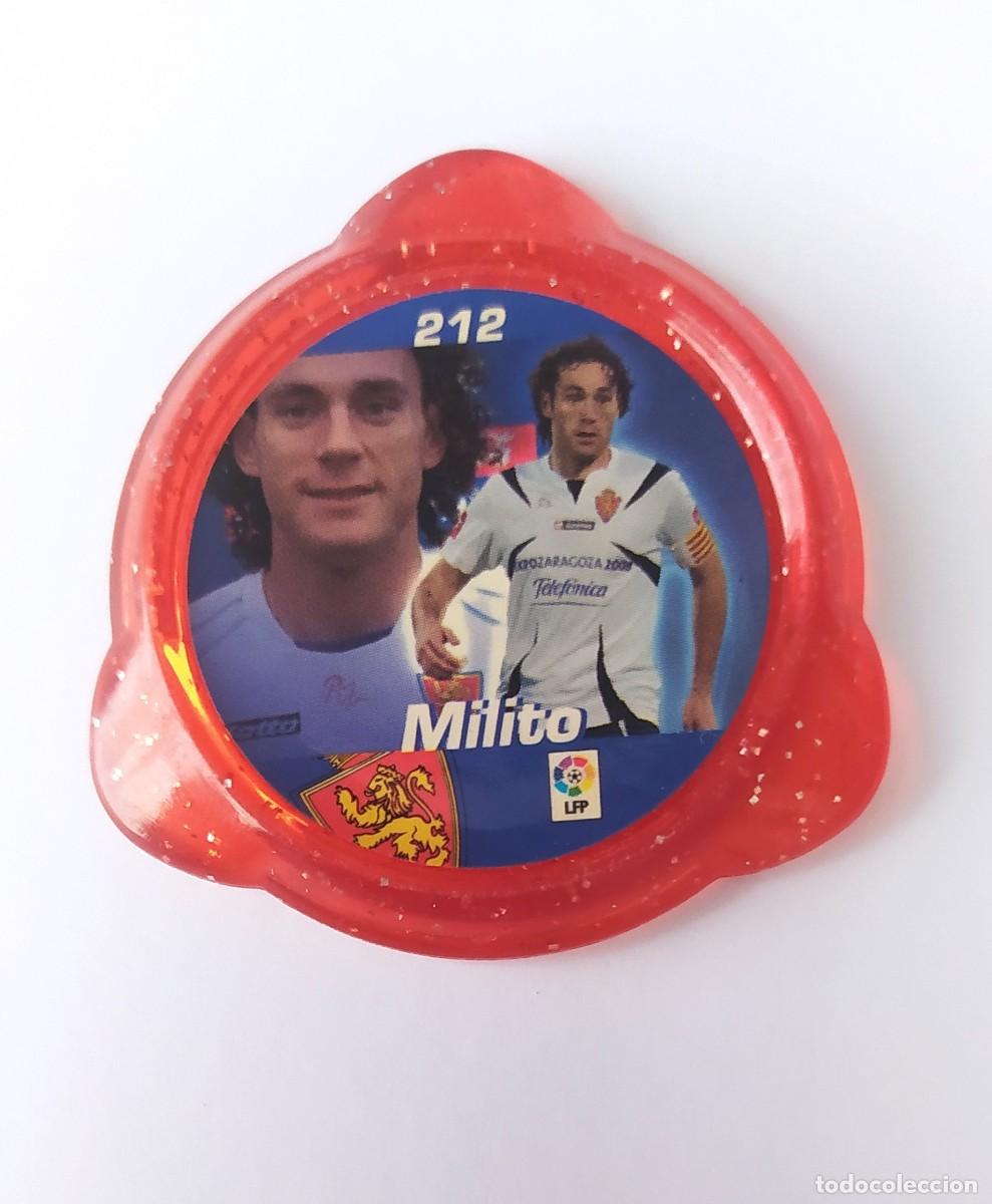 Fu&szlig;ball-Sticker: TAZO F&Uacute;TBOL KRAKS MILITAO N&deg;212 ZARAGOZA LIGA 06-07