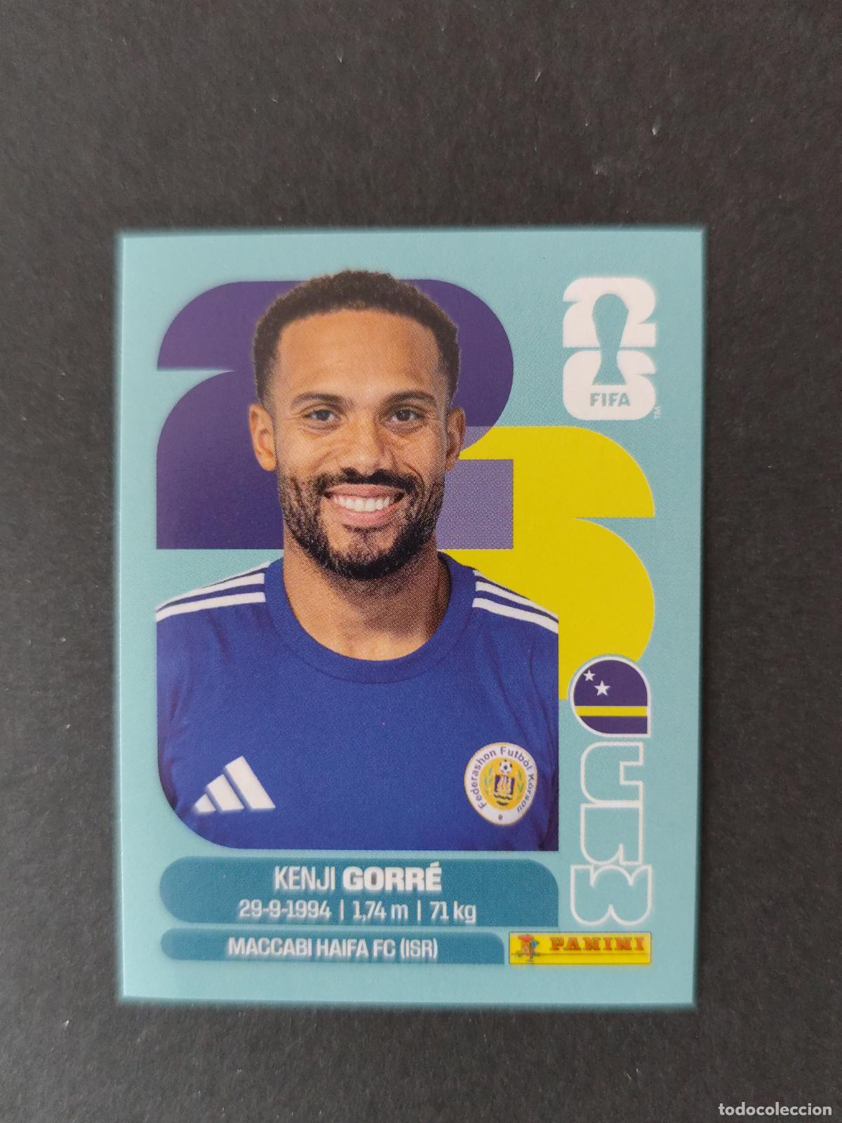 Cromos de F&uacute;tbol: CUW15 KENJI GORRE 15 CURAZAO CURA&Ccedil;AO MUNDIAL FIFA WORLD CUP 2026 STICKER PANINI SIN PEGAR