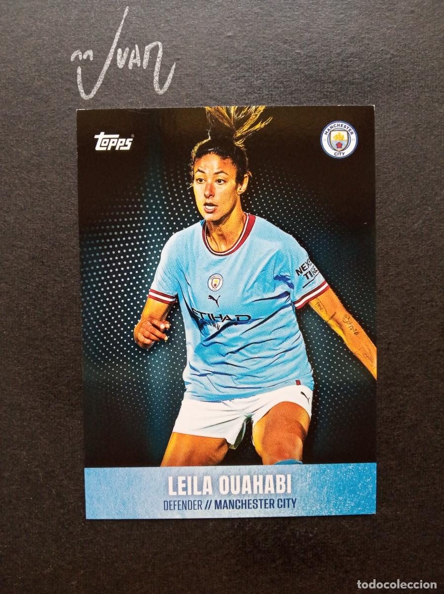 Cromos de F&uacute;tbol: N&ordm; 27 LEILA OUAHABI MANCHESTER CITY WOMEN SET ESPA&Ntilde;A ⚽ TOPPS &reg; PREMIER LEAGUE 2022 2023 22 23 NUEVO