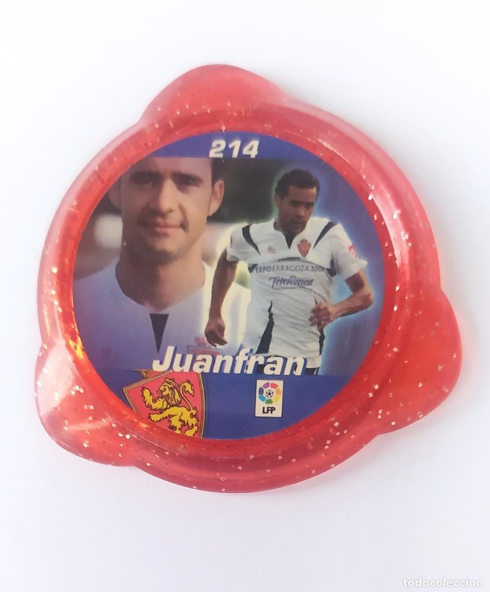 Football Stickers: TAZO F&Uacute;TBOL KRAKS JUANFRAN N&deg;214 ZARAGOZA LIGA 06-07