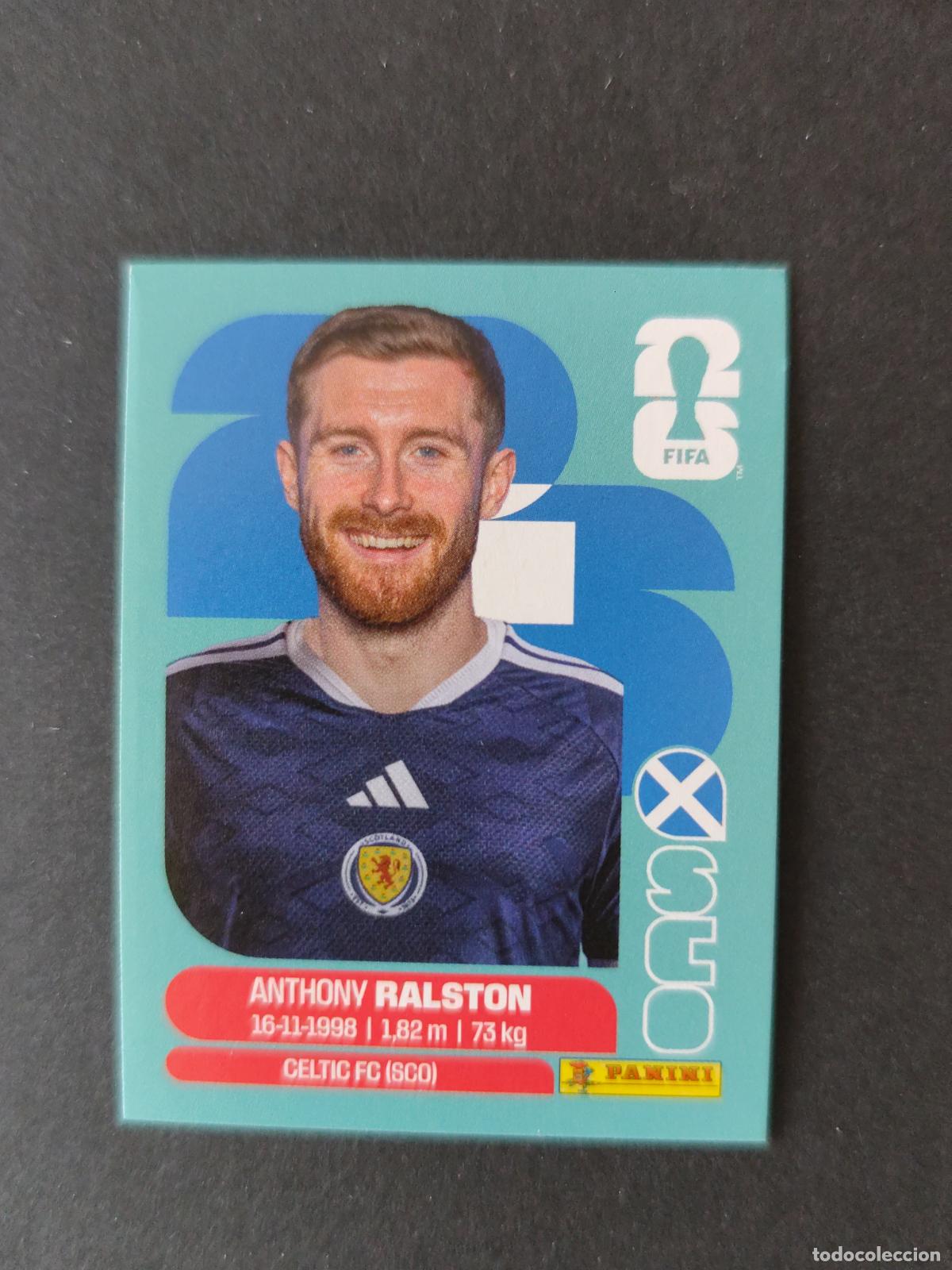 Cromos de F&uacute;tbol: SCO9 ANTHONY RALSTON 9 ESCOCIA MUNDIAL FIFA WORLD CUP 2026 STICKER PANINI SIN PEGAR