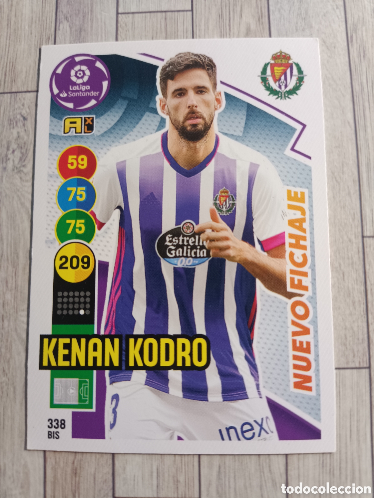 Cromos de F&uacute;tbol: 338 BIS KENAN KODRO NUEVO FICHAJE REAL VALLADOLID ADRENALYN XL 2020 2021 PANINI 20 21
