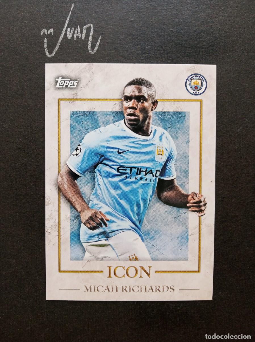 Cartes &agrave; collectionner de Football: N&ordm; 36 ICONS MICAH RICHARDS MANCHESTER CITY ⚽ TOPPS &reg; PREMIER LEAGUE 2022 2023 22 23 NUEVO