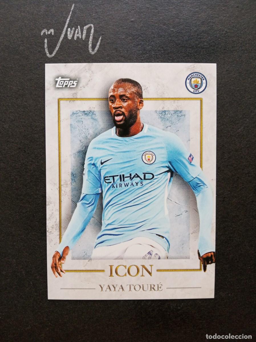 Fu&szlig;ball-Sticker: N&ordm; 39 ICONS YAYA TOURE MANCHESTER CITY COSTA DE MARFIL⚽ TOPPS &reg; PREMIER LEAGUE 2022 2023 22 23 NUEVO