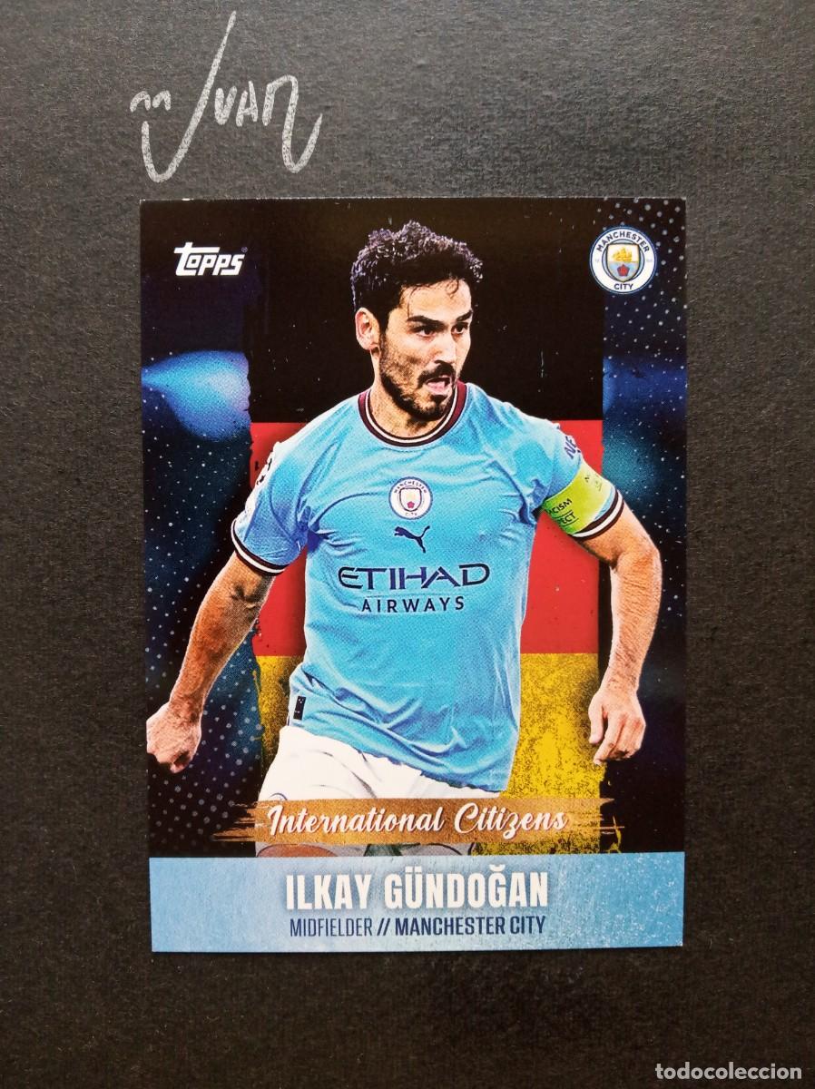Fu&szlig;ball-Sticker: N&ordm; 41 INTERNATIONAL CITIZENS GUNDOGAN MANCHESTER CITY ⚽ TOPPS &reg; PREMIER LEAGUE 2022 2023 22 23 NUEVO
