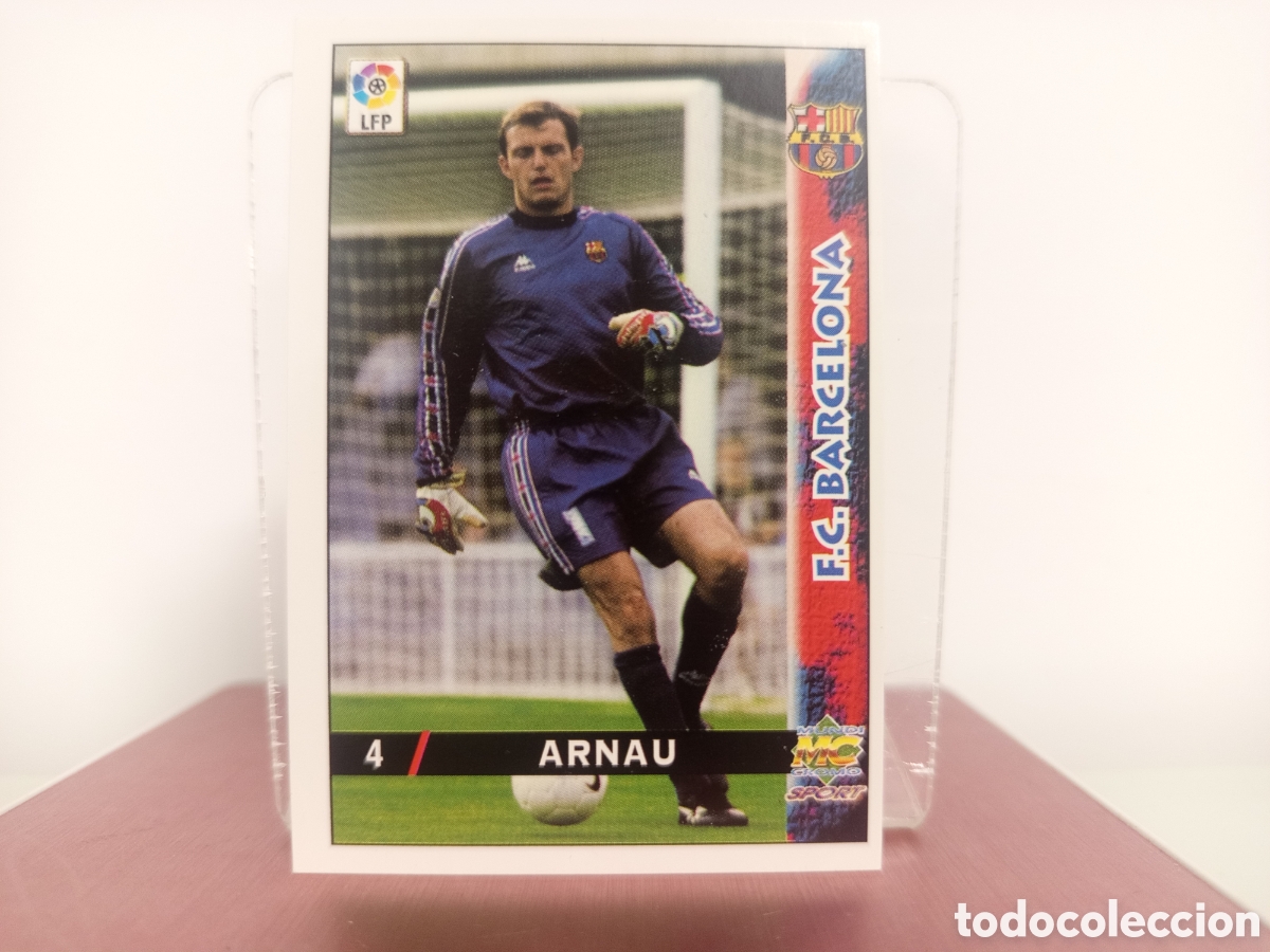 Fu&szlig;ball-Sticker: ❇️ CROMO ⚽ ARNAU ROOKIE FC BARCELONA MUNDICROMO 1998 1999 ❇️