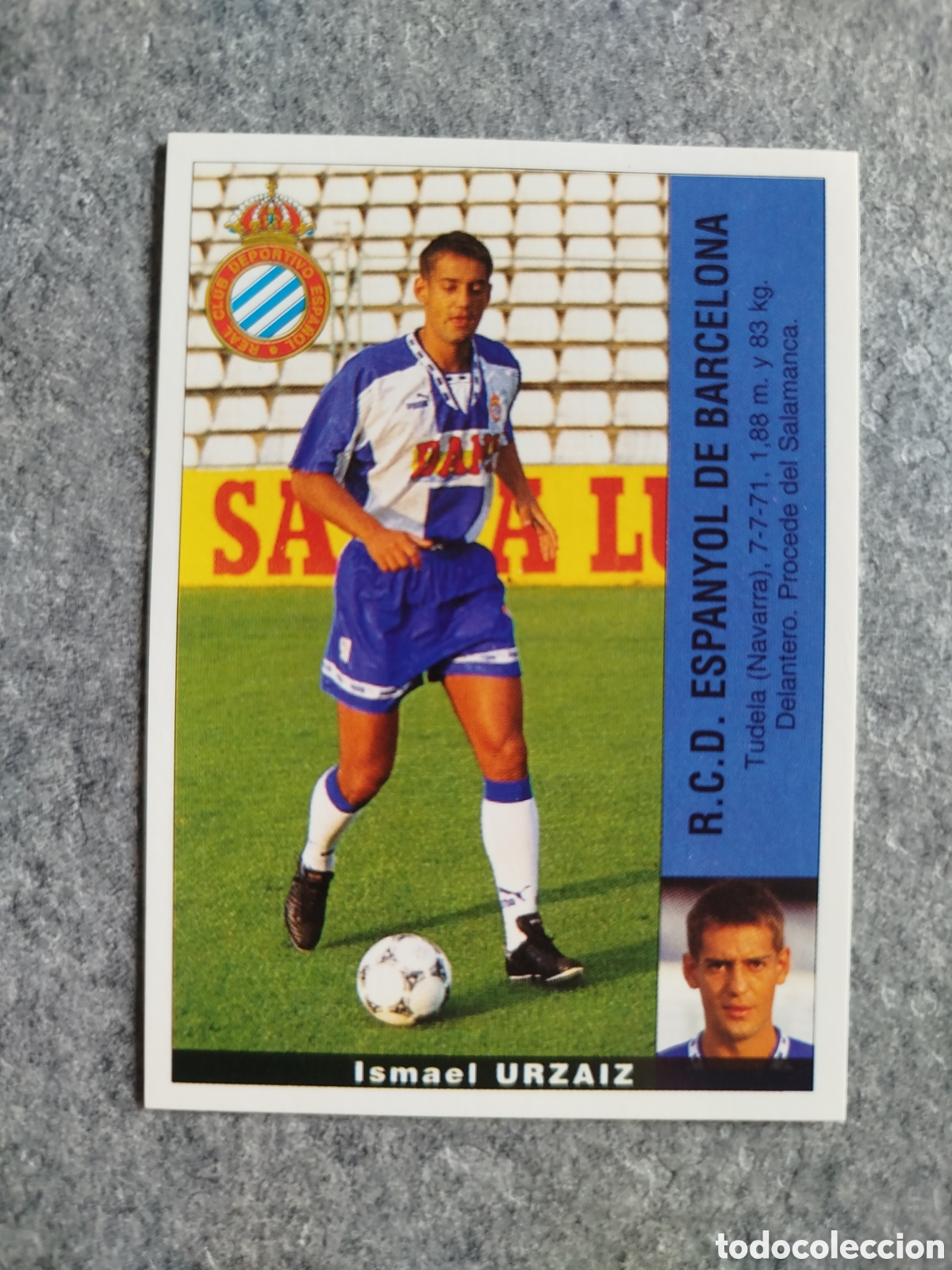 Fu&szlig;ball-Sticker: COLOCA CROMO URZAIZ ESPANYOL SUSTITUYE PANINI LIGA 1995 95 96 NUNCA PEGADO SIN PEGAR