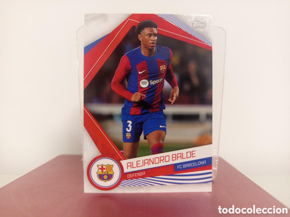 Fu&szlig;ball-Sticker: ❇️ CROMO ⚽ ALEJANDRO BALDE FC BARCELONA TOPPS FAN SET 2023 24 ❇️