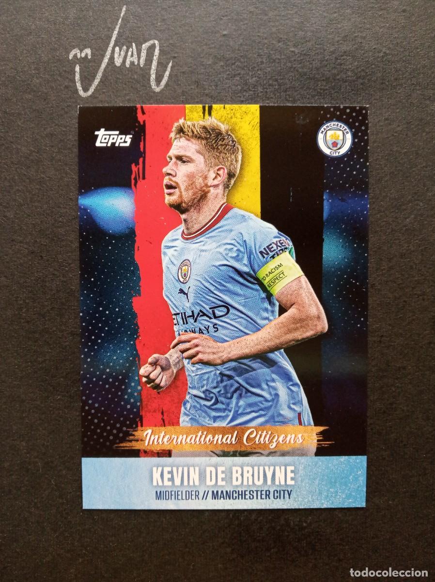 Fu&szlig;ball-Sticker: N&ordm; 43 INTERNATIONAL CITIZENS DE BRUYNE MANCHESTER CITY ⚽ TOPPS&reg; PREMIER LEAGUE 2022 2023 22 23 NUEVO