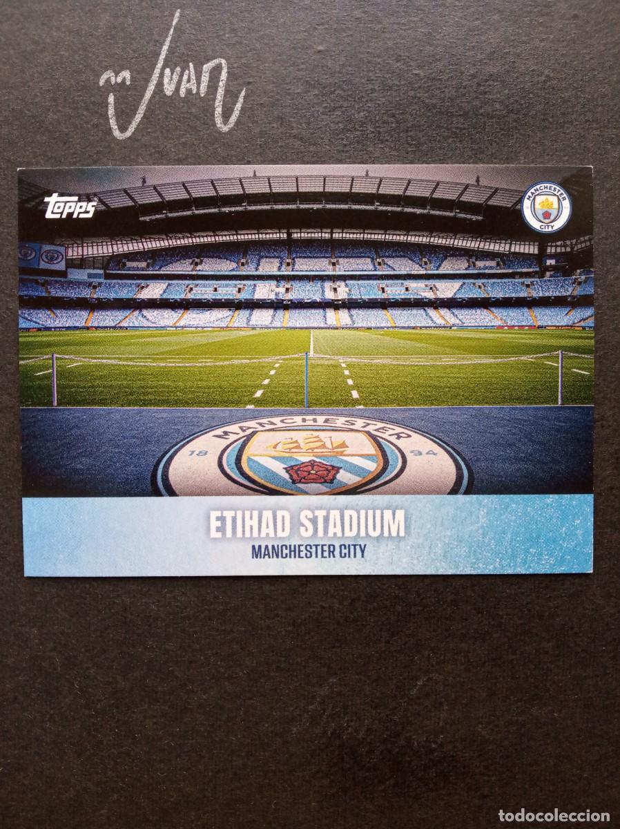 Fu&szlig;ball-Sticker: N&ordm; 50 ETIHAD STADIUM MANCHESTER CITY ⚽ TOPPS &reg; PREMIER LEAGUE 2022 2023 22 23 NUEVO