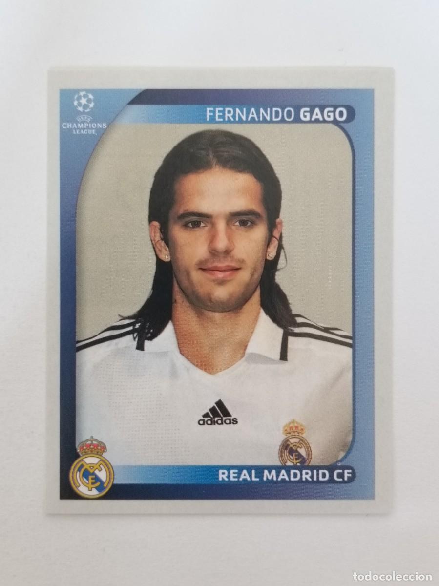 Figurine di Calcio: #443 GAGO (REAL MADRID C.F.) CHAMPIONS LEAGUE 2008/2009 PANINI