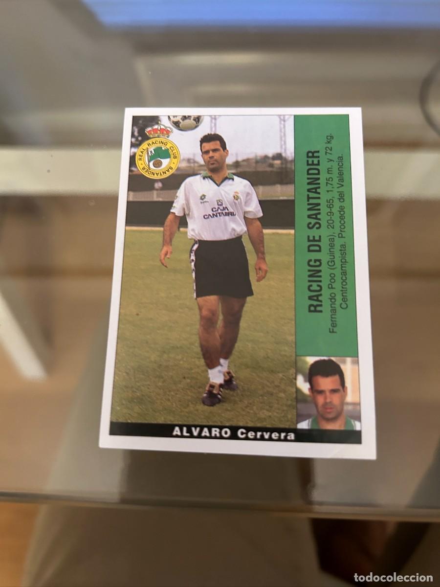 Cromos de F&uacute;tbol: ALVARO CERVERA SANTANDER LIGA 95 96 PANINI NUEVO