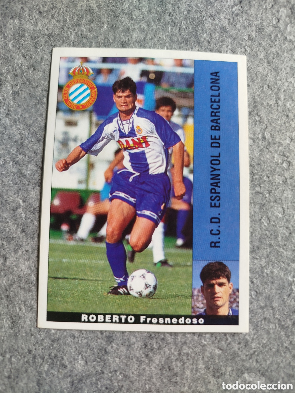 Cromos de F&uacute;tbol: BAJA CROMO ROBERTO ESPANYOL PANINI LIGA 1995 95 96 NUNCA PEGADO SIN PEGAR