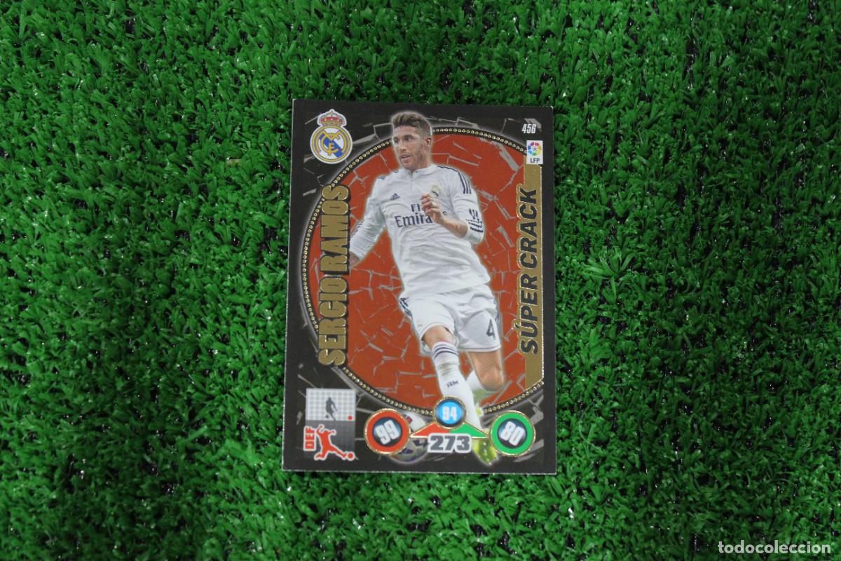 Cromos de f&uacute;tbol: 456 SERGIO RAMOS S&Uacute;PER CRACK ADRENALYN XL 2014 2015 14 15 LALIGA SANTANDER