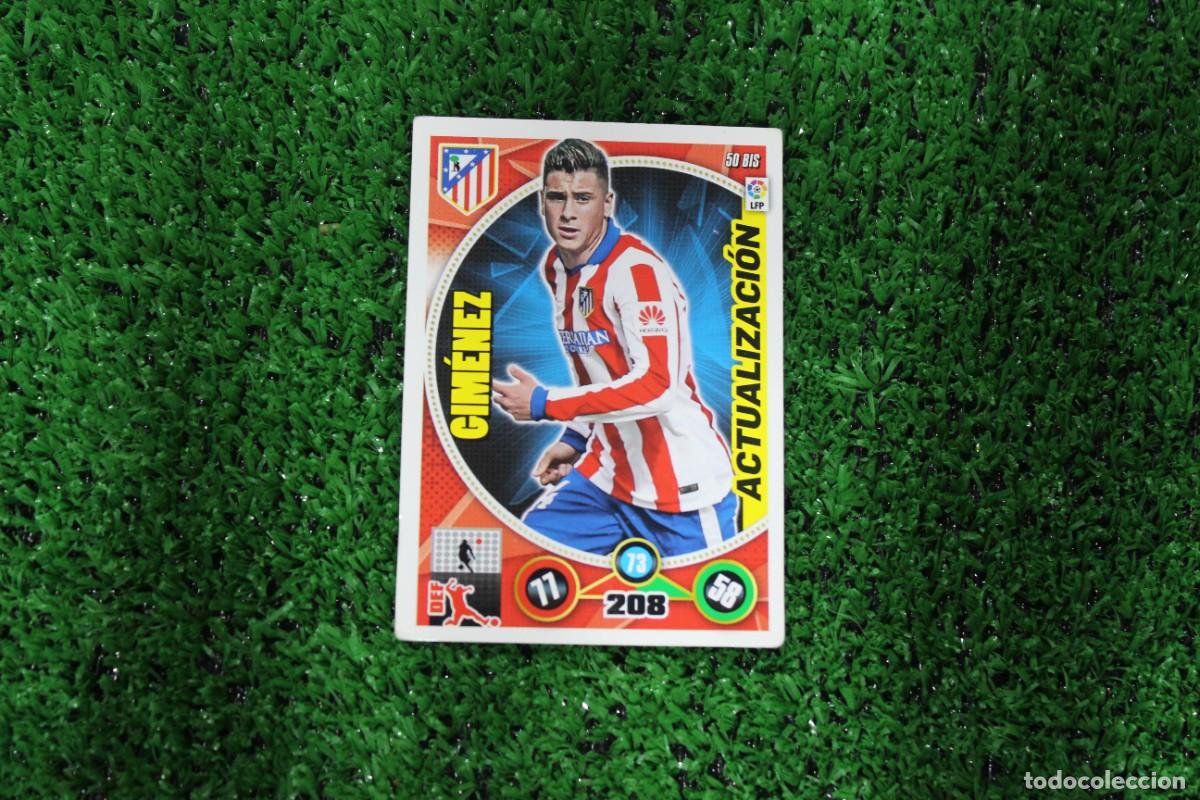 Fu&szlig;ball-Sticker: 50 BIS GIM&Eacute;NEZ ATL&Eacute;TICO DE MADRID ACTUALIZACI&Oacute;N ADRENALYN XL 2014 2015 14 15 LALIGA SANTANDER
