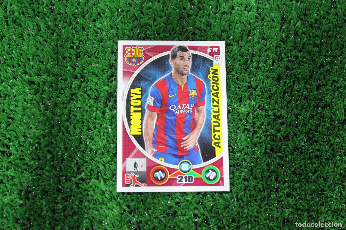 Fu&szlig;ball-Sticker: 68 BIS ADRIANO FC BARCELONA ACTUALIZACI&Oacute;N ADRENALYN XL 2014 2015 14 15 LALIGA SANTANDER