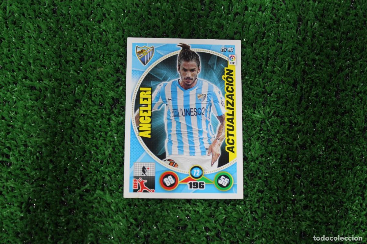Fu&szlig;ball-Sticker: 257 BIS ANGELERI M&Aacute;LAGA CF ACTUALIZACI&Oacute;N ADRENALYN XL 2014 2015 14 15 LALIGA SANTANDER