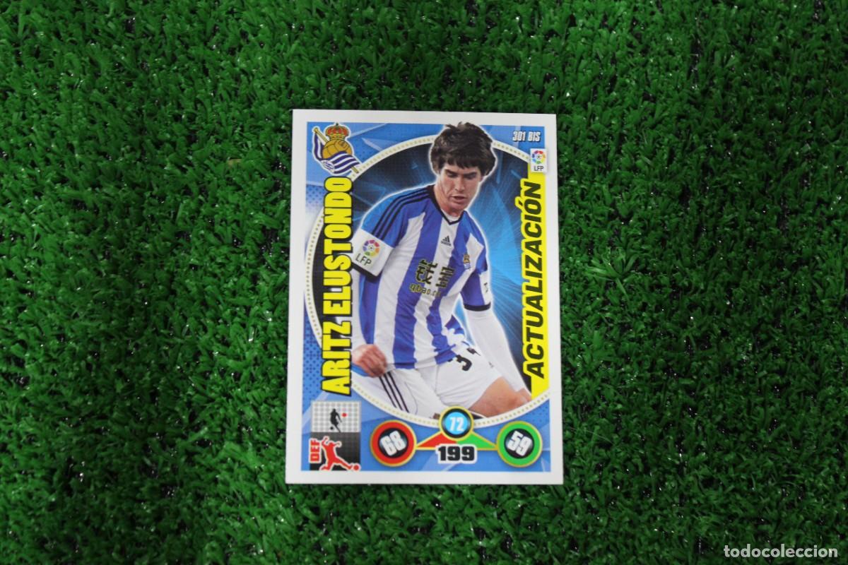 Fu&szlig;ball-Sticker: 301 BIS ARITZ ELUSTONDO REAL SOCIEDAD ACTUALIZACI&Oacute;N ADRENALYN XL 2014 2015 14 15 LALIGA SANTANDER
